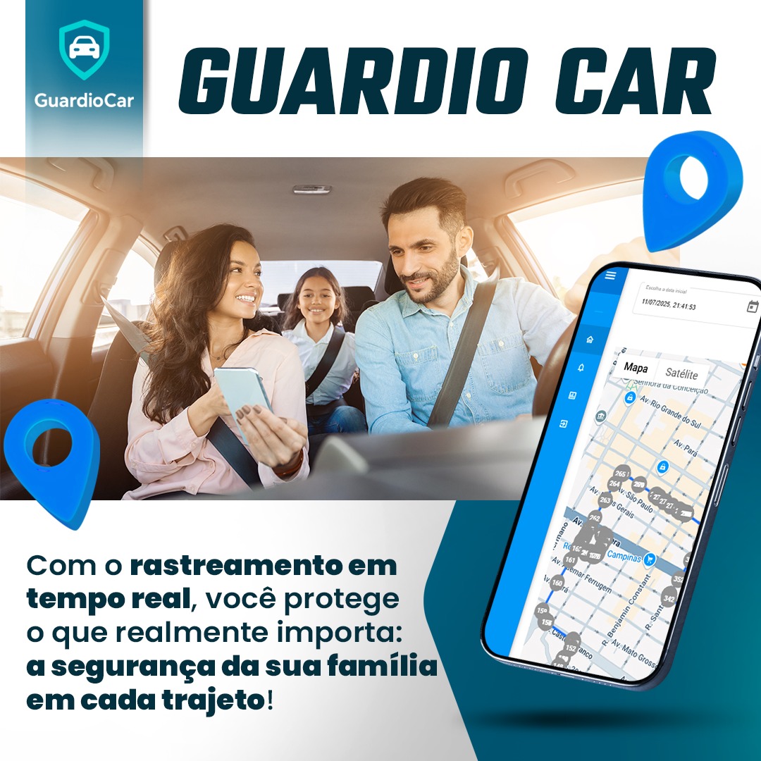 Indicadores na plataforma Guardiocar